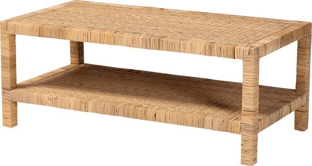 Penelec Light Brown Cocktail Table - Thumbnail - Image 1