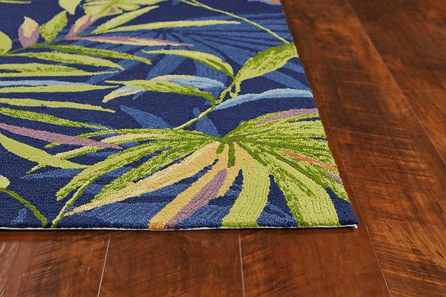 Penesby Blue 7'6 x 9'6 Rug - Thumbnail - Image 4