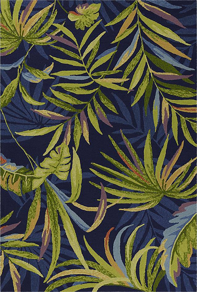 Penesby Blue 7'6 x 9'6 Rug - Thumbnail - Image 1