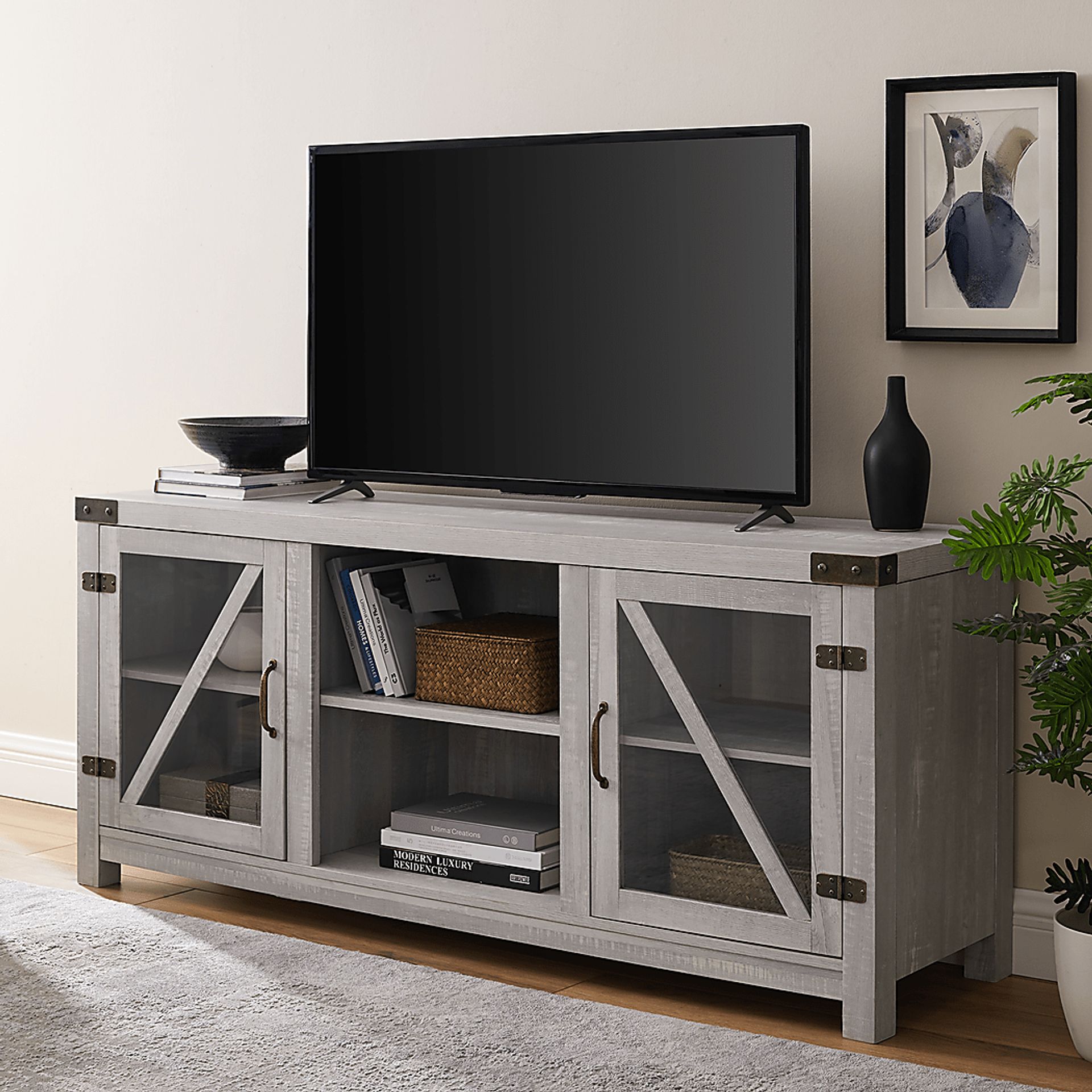 Penifield Gray 58 in. Console - Image 2