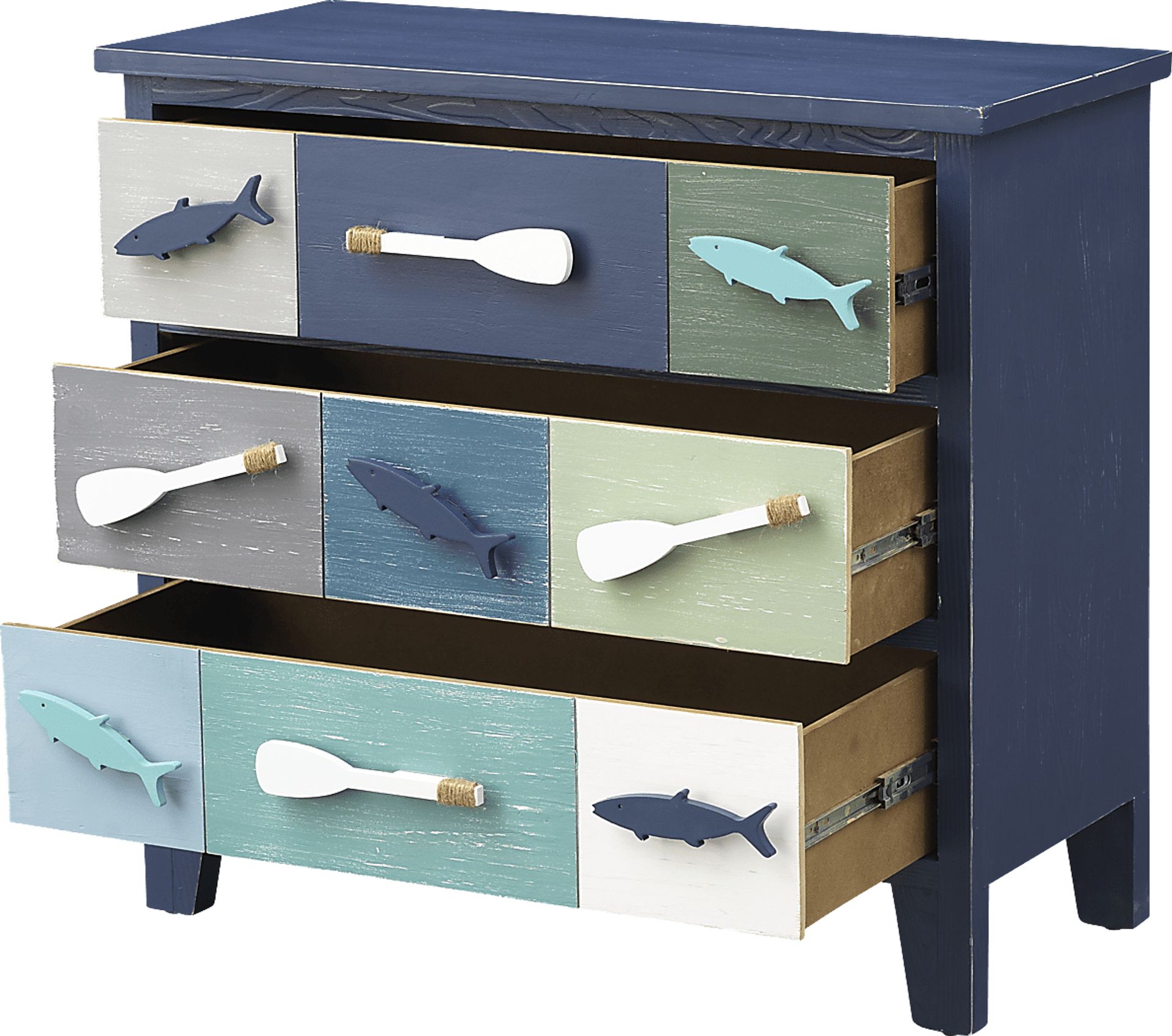Penistone Blue Accent Cabinet - Image 3