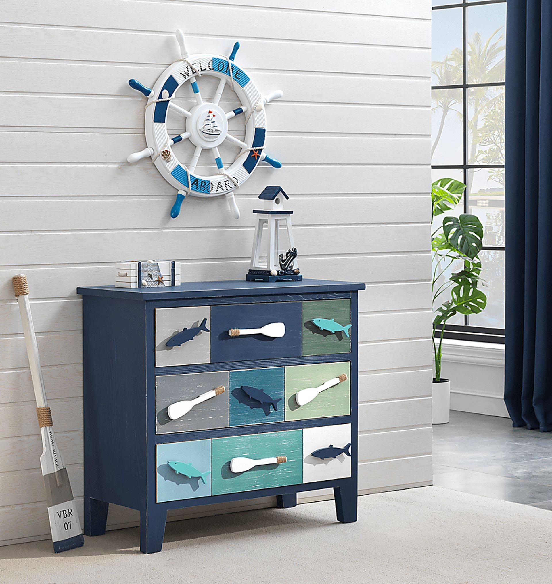 Penistone Blue Accent Cabinet - Image 5