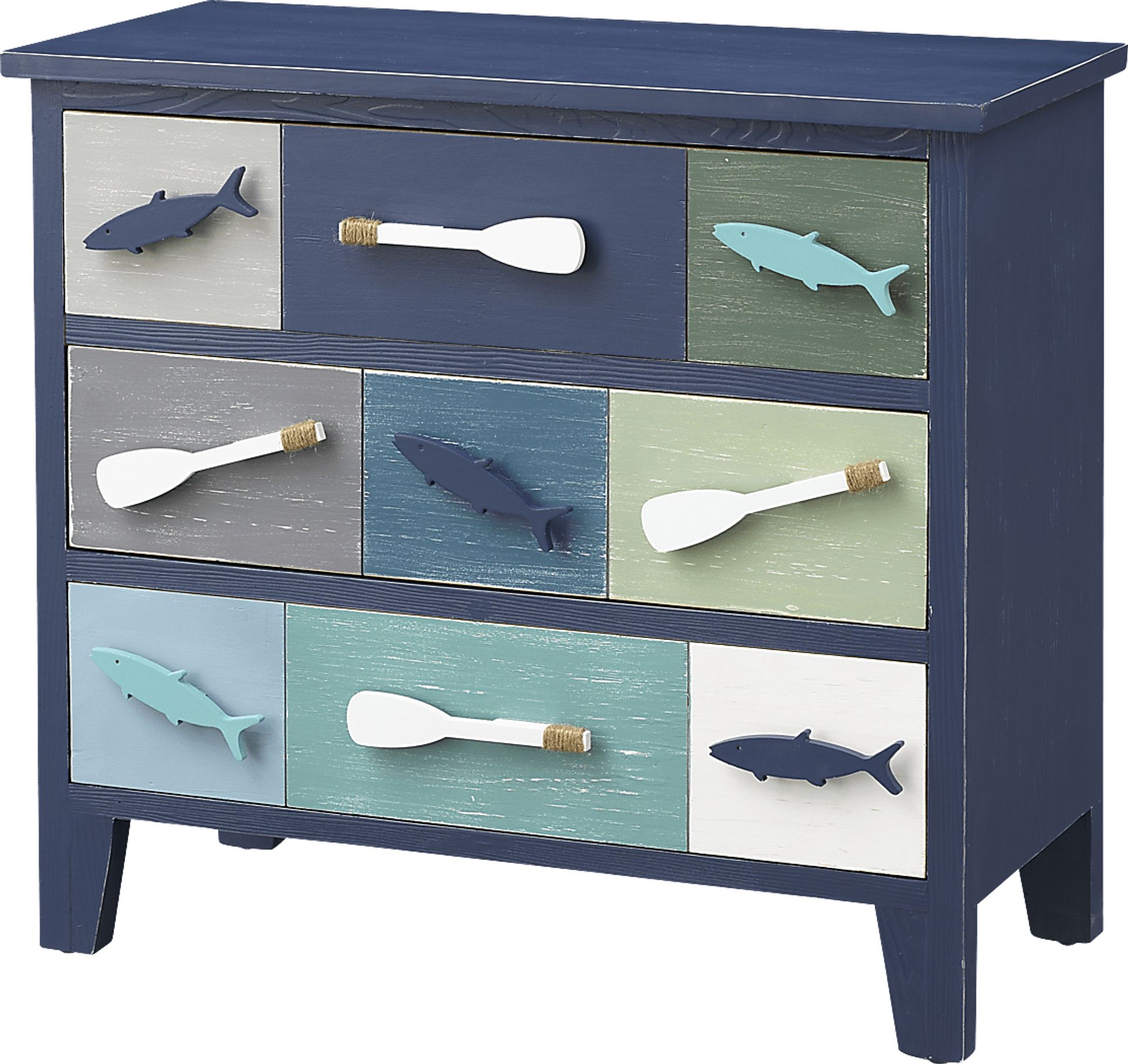 Penistone Blue Accent Cabinet - Image 1