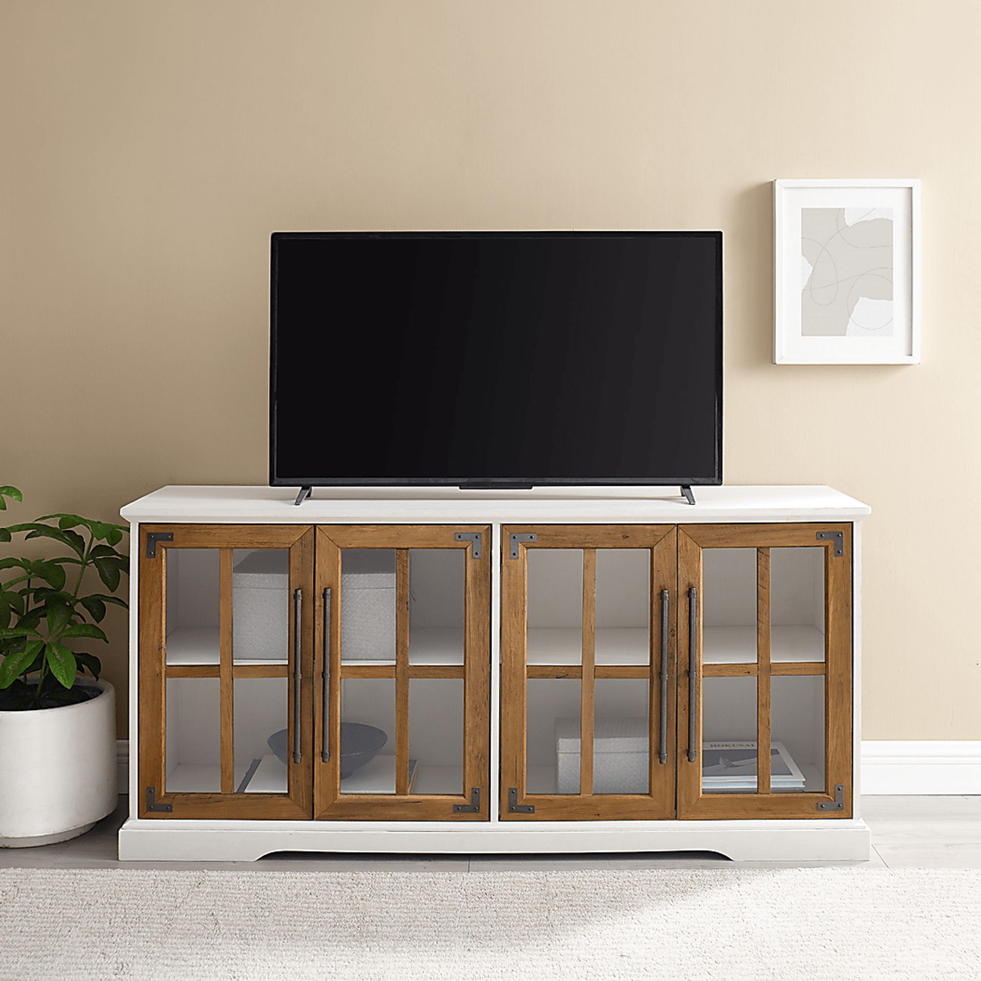 Penlucy White 58 in. Console - Image 6