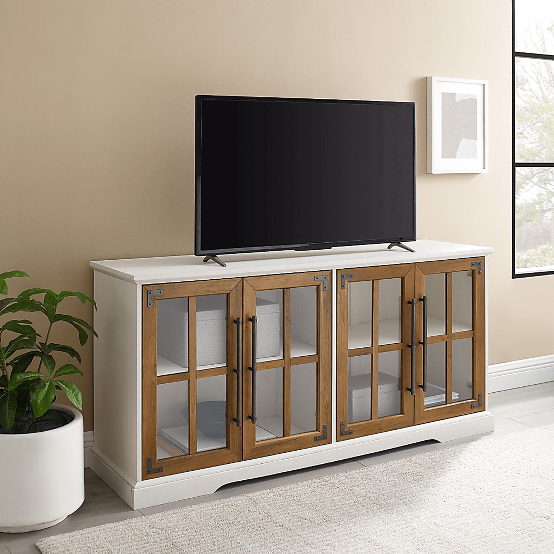 Penlucy White 58 in. Console - Image 8