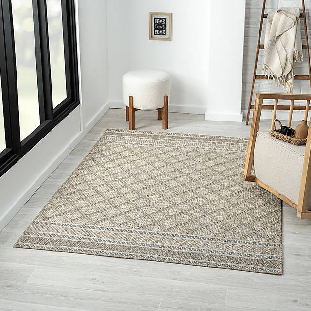 Penmont Tan 7'10 x 9'6 Indoor/Outdoor Rug - Thumbnail - Image 2