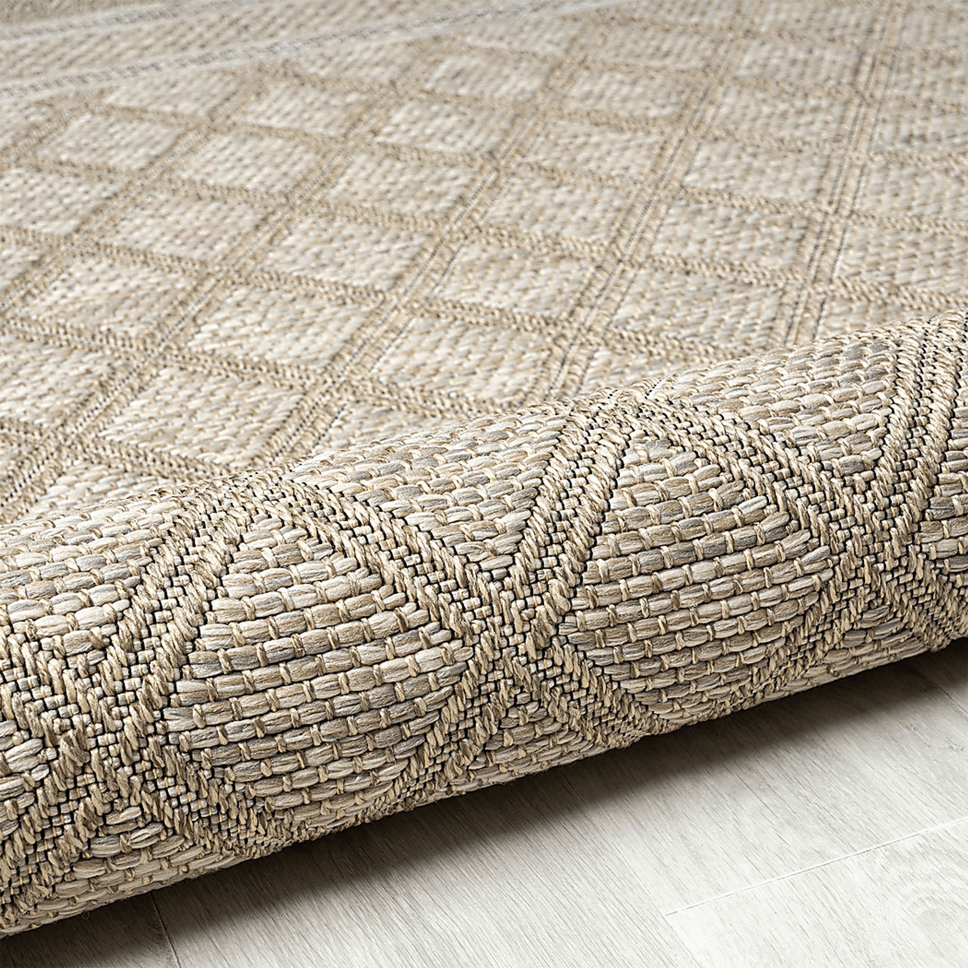 Penmont Tan 7'10 x 9'6 Indoor/Outdoor Rug - Image 5