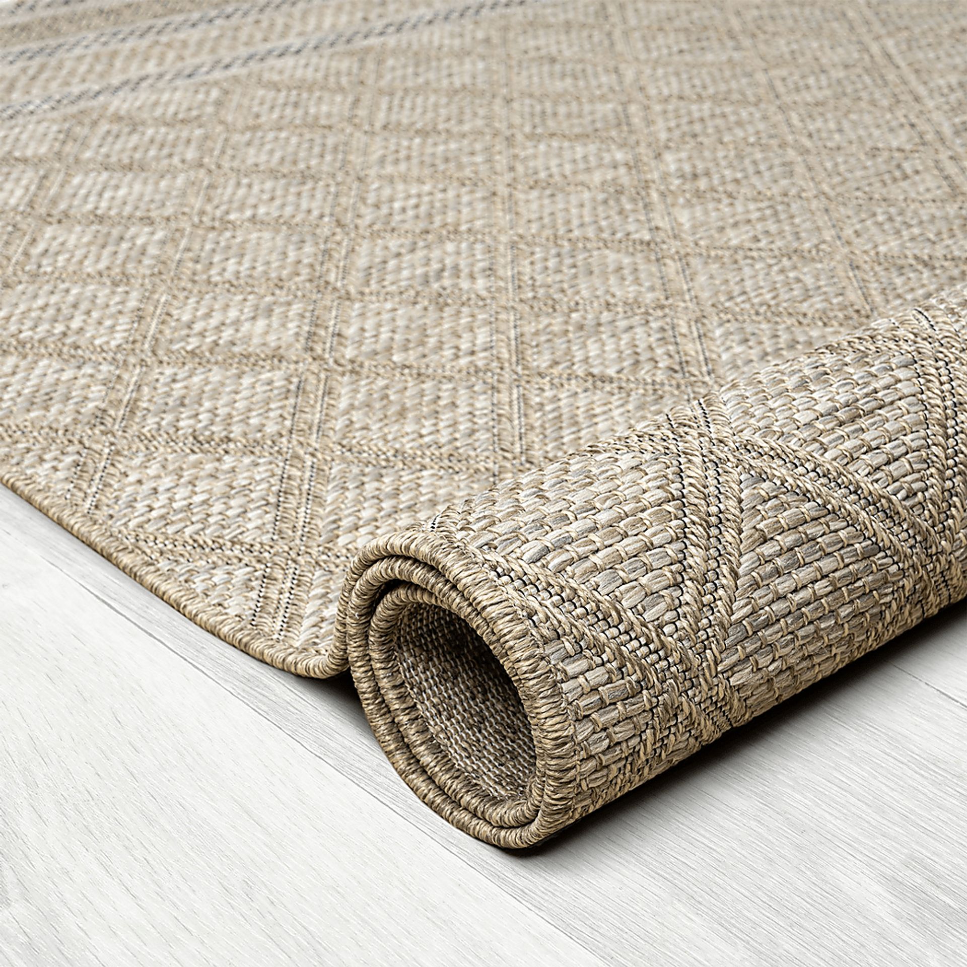 Penmont Tan 7'10 x 9'6 Indoor/Outdoor Rug - Image 6