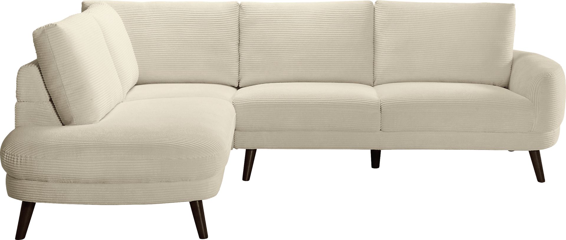 Penn Station Cream 2 Pc Sectional - Image 3
