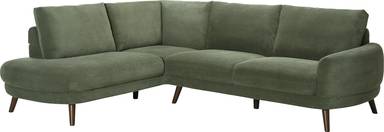 2 pc left arm chaise sectional