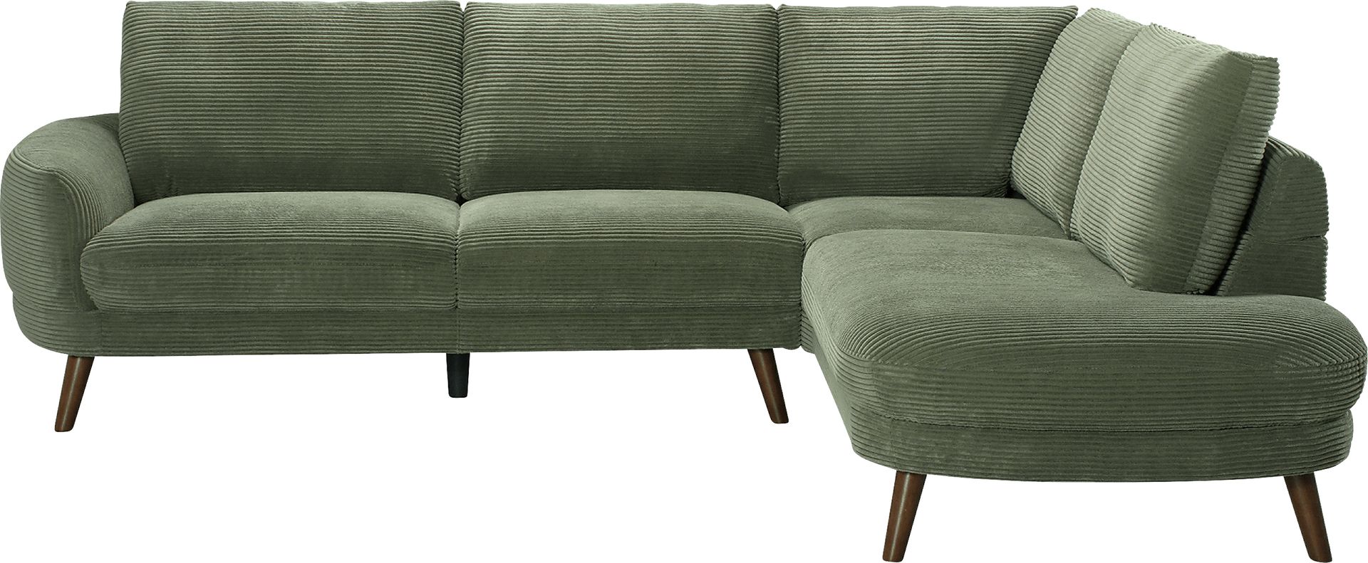 Penn Station Green 2 Pc Sectional - Image 3