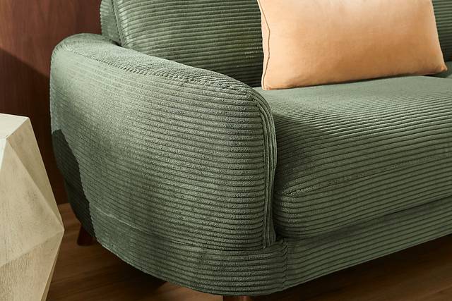 Penn Station Green Sofa - Thumbnail - Image 4