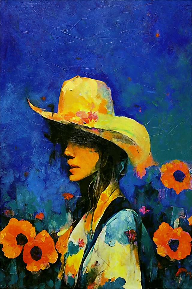 Pennacook II Blue Artwork - Thumbnail - Image 1