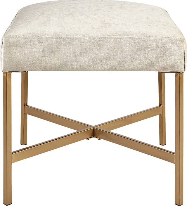 Pennhill Cream Ottoman - Thumbnail - Image 1