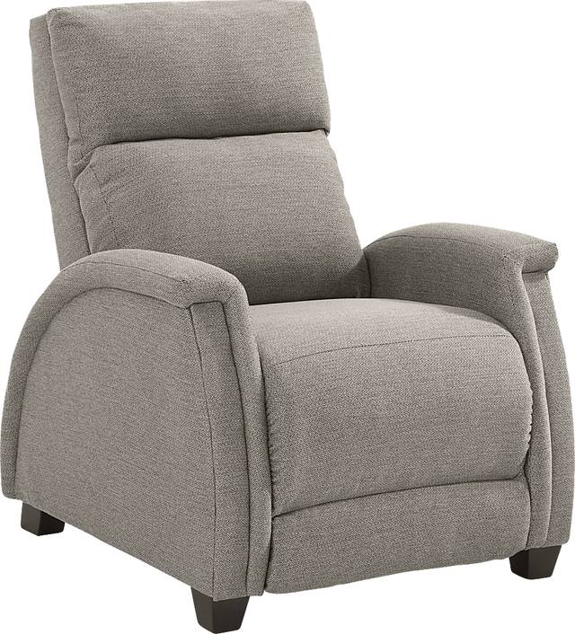 Pennhurst Light Gray Triple Power Recliner - Thumbnail - Image 1