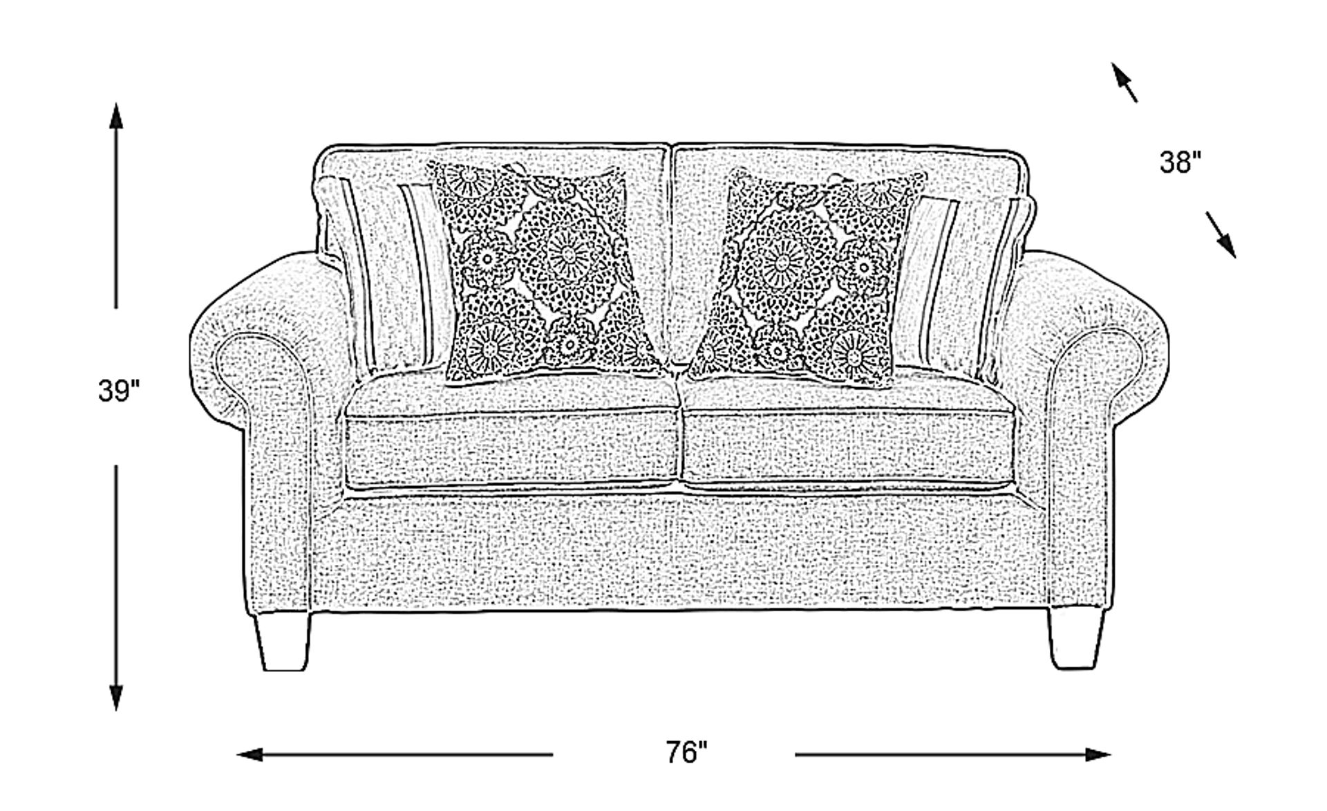 Dimension Image. Please refer to the Dimension Tab on this page for dimension details.