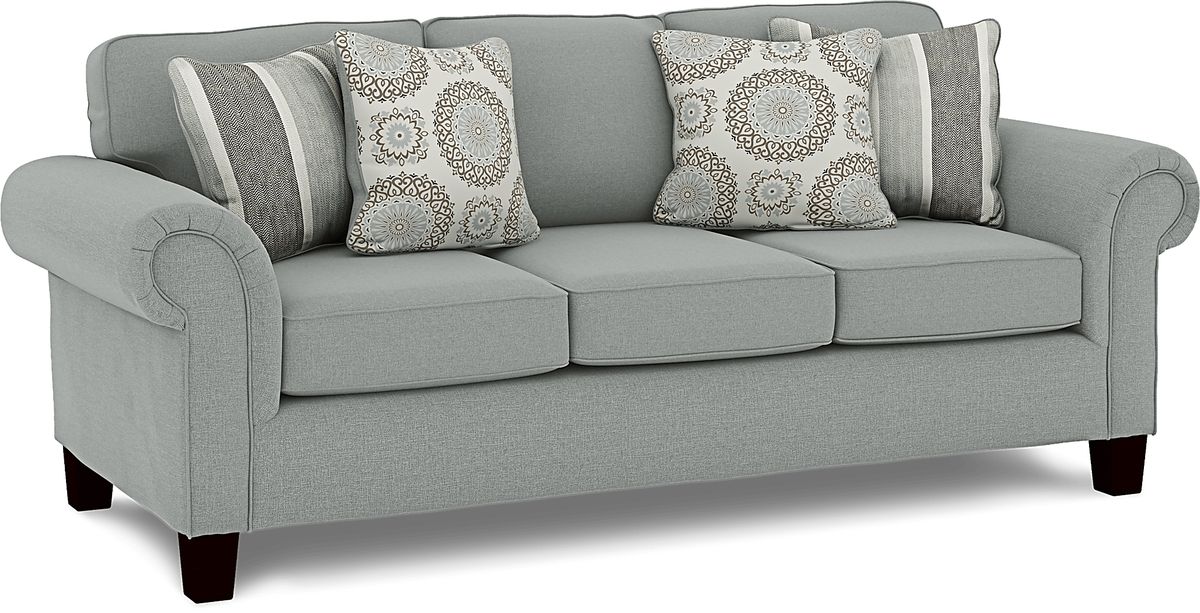 Pennington Blue Fabric Sofa | Rooms to Go