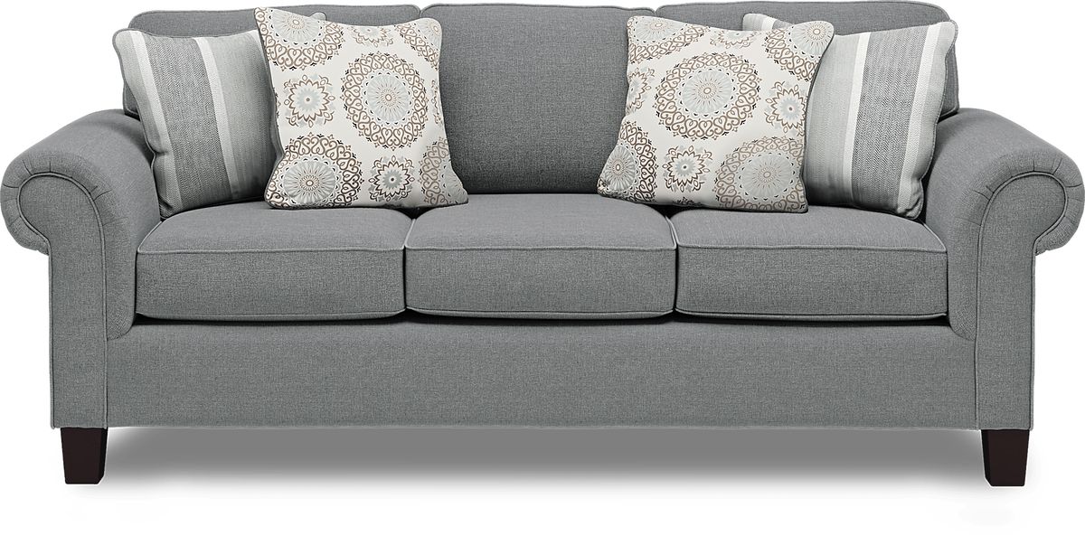 Pennington Gray Fabric Sleeper | Rooms to Go