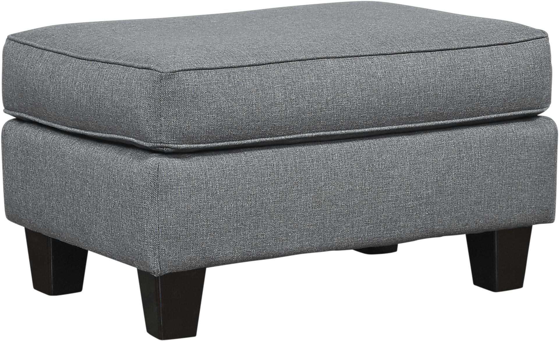 Pennington Gray Ottoman - Image 1