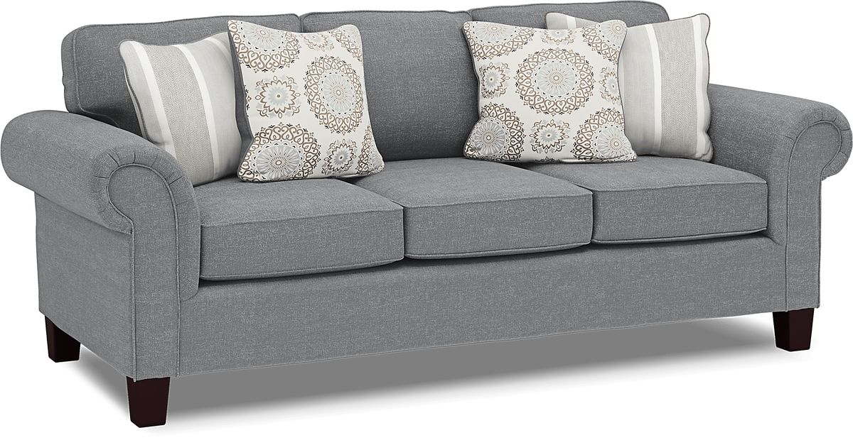 Pennington Gray Fabric Sleeper | Rooms to Go