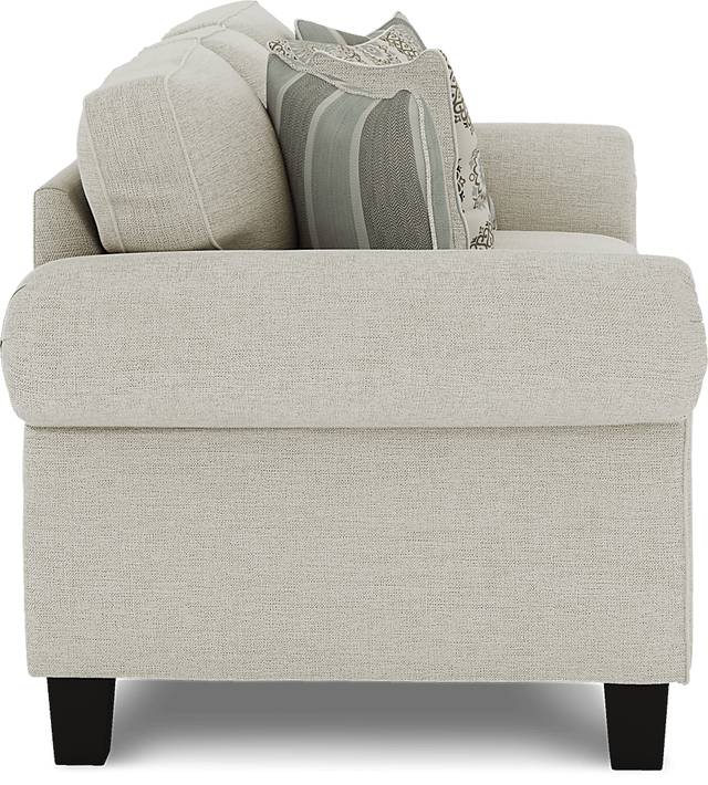 Pennington Sand 7 Pc Living Room with Gel Foam Sleeper Sofa - Thumbnail - Image 6