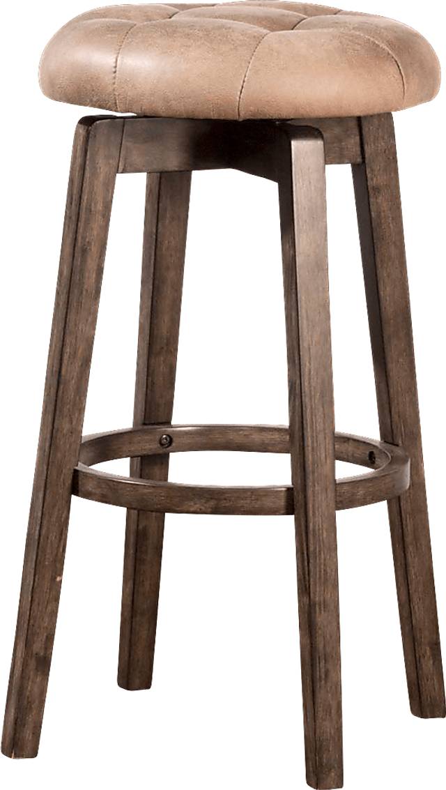 Pennock Gray Swivel Counter Height Stool - Thumbnail - Image 1