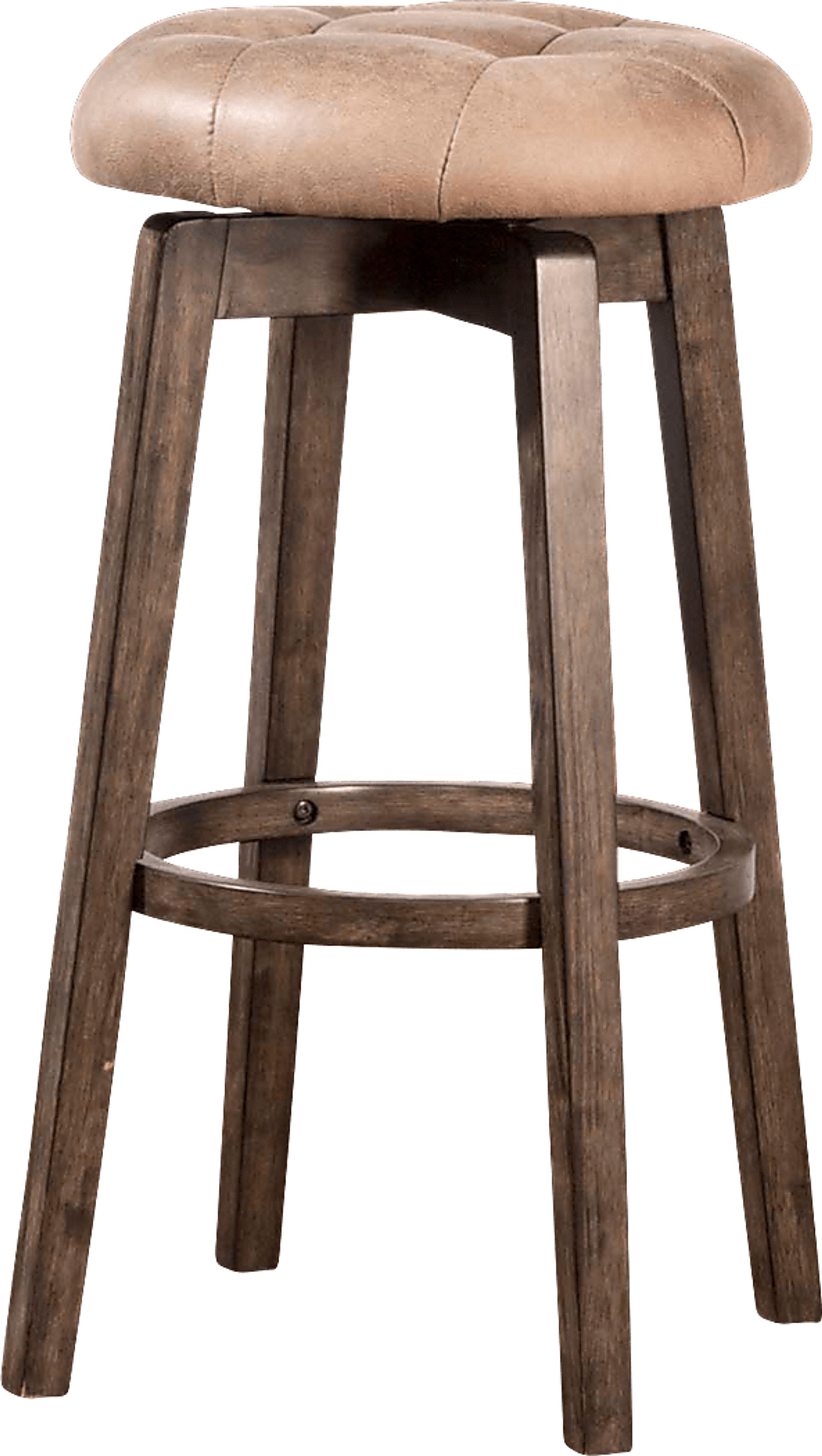 Pennock Gray Swivel Counter Height Stool - Image 1