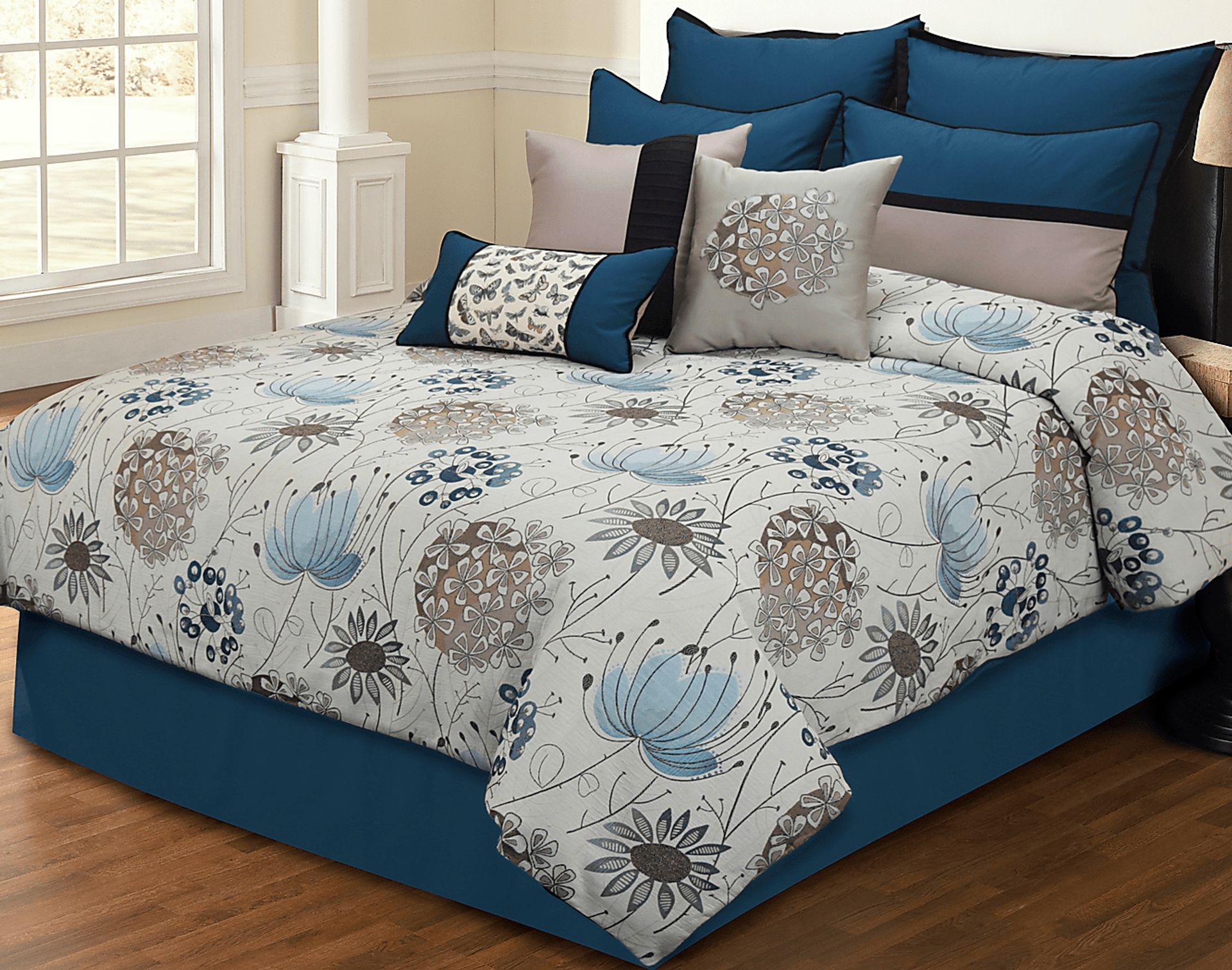 Penrose Place 9 Pc Queen Comforter Set - Image 1