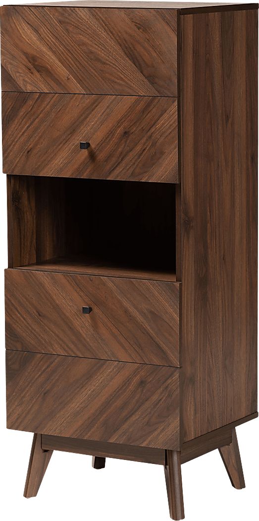 Pensham Brown Accent Cabinet - Thumbnail 2