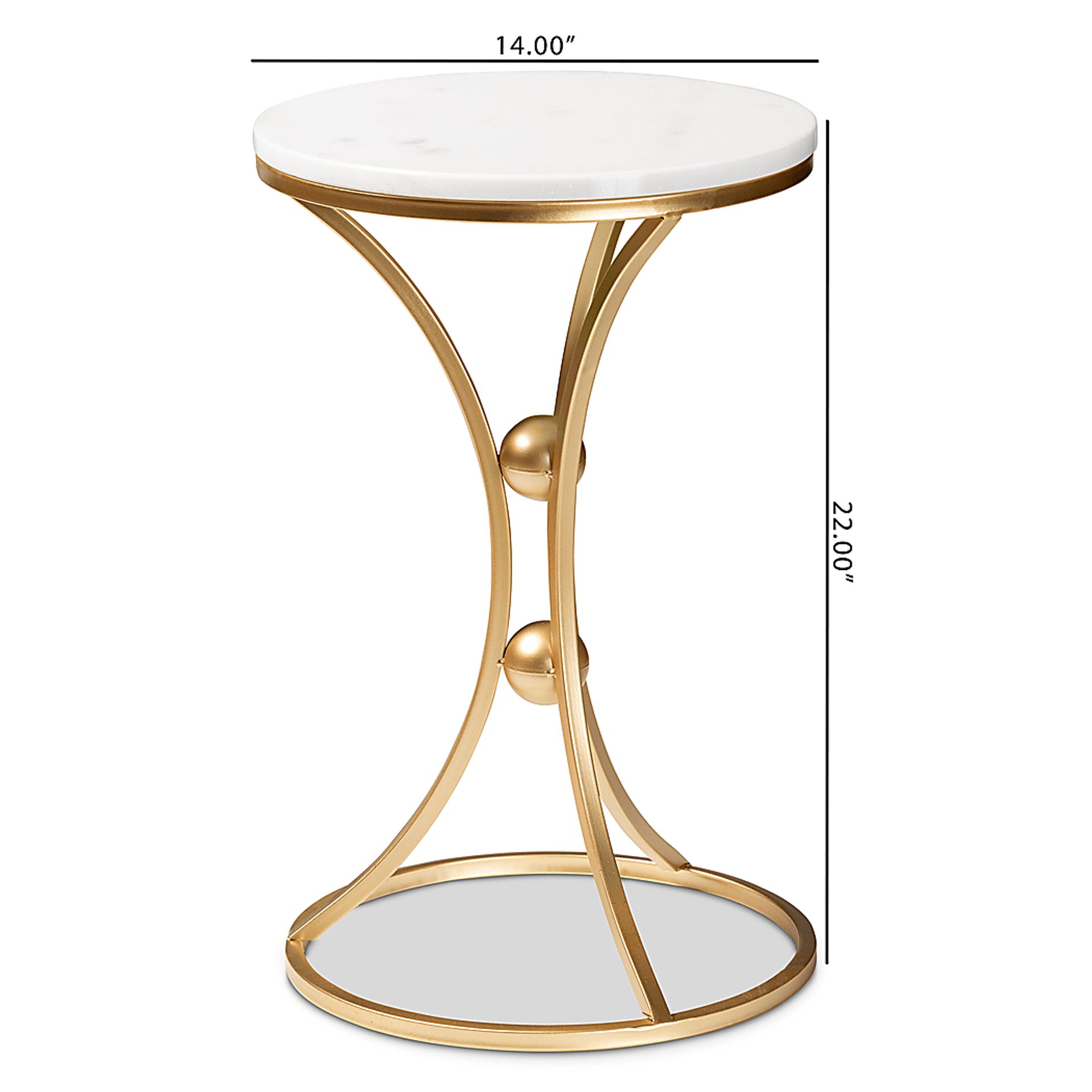 Penticton White End Table - Image 8