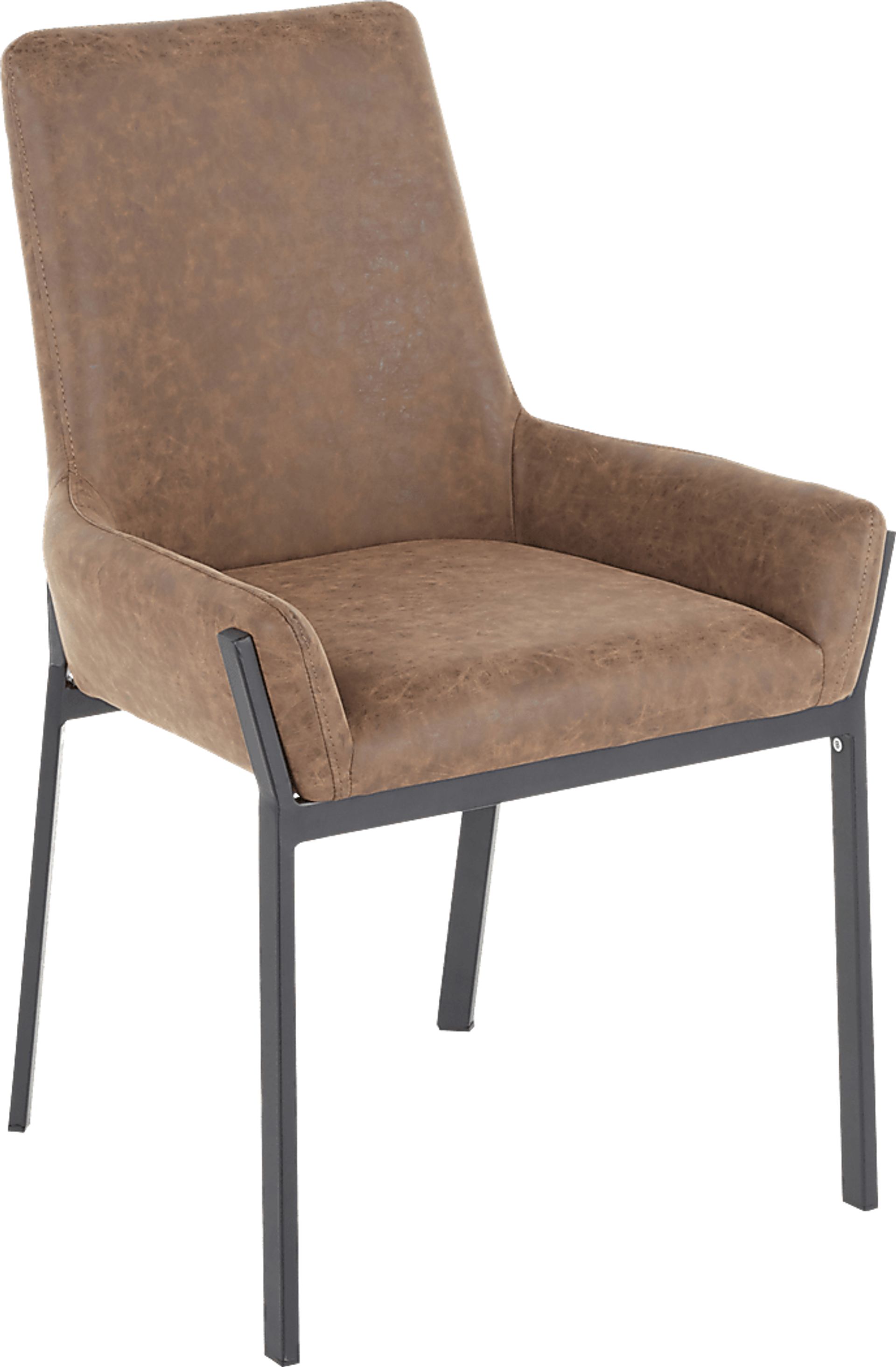 Pentland Brown Side Chair, Set of 2 - Image 2