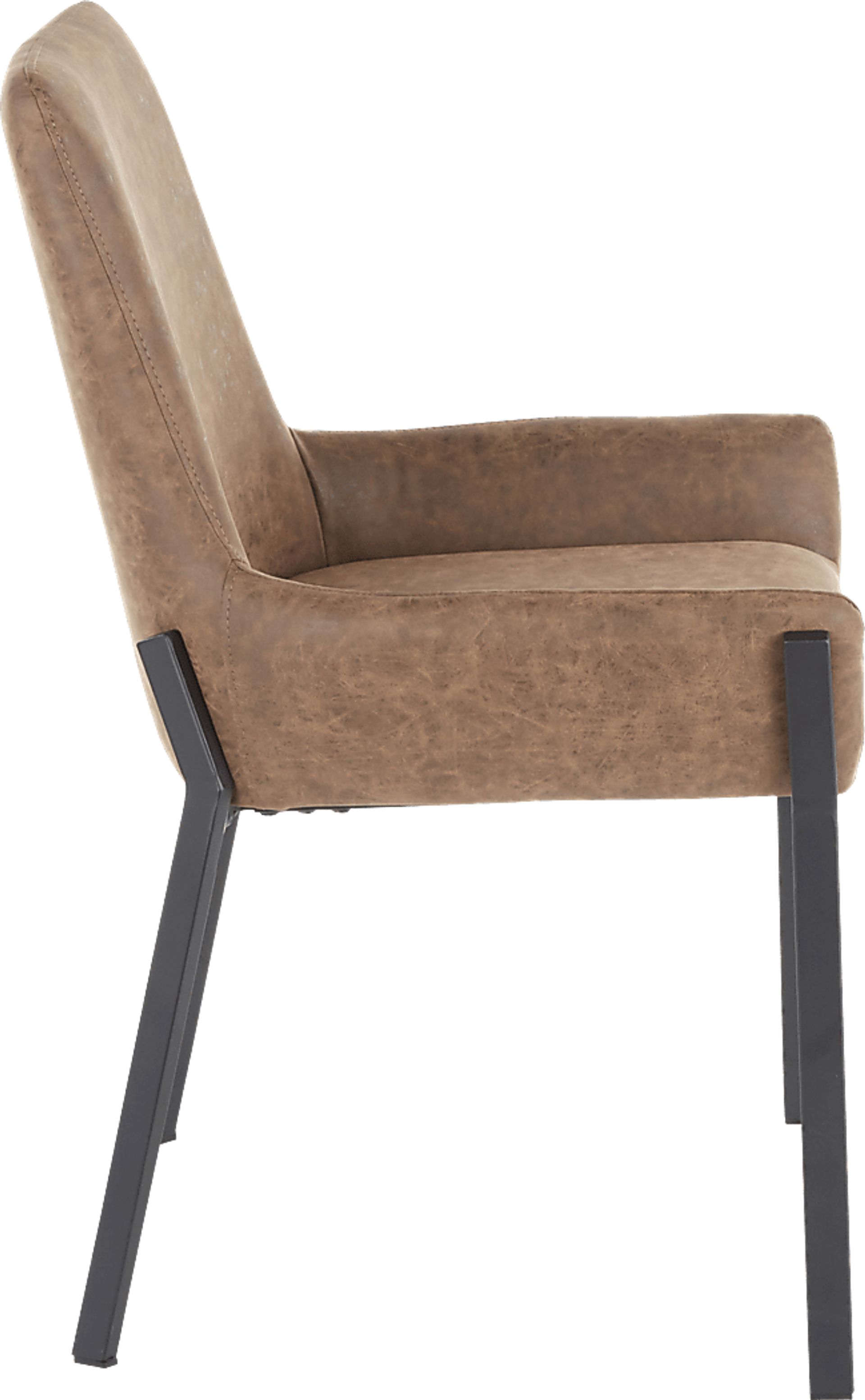 Pentland Brown Side Chair, Set of 2 - Image 3