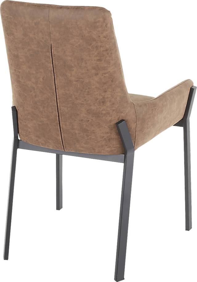 Pentland Brown Side Chair, Set of 2 - Thumbnail - Image 4
