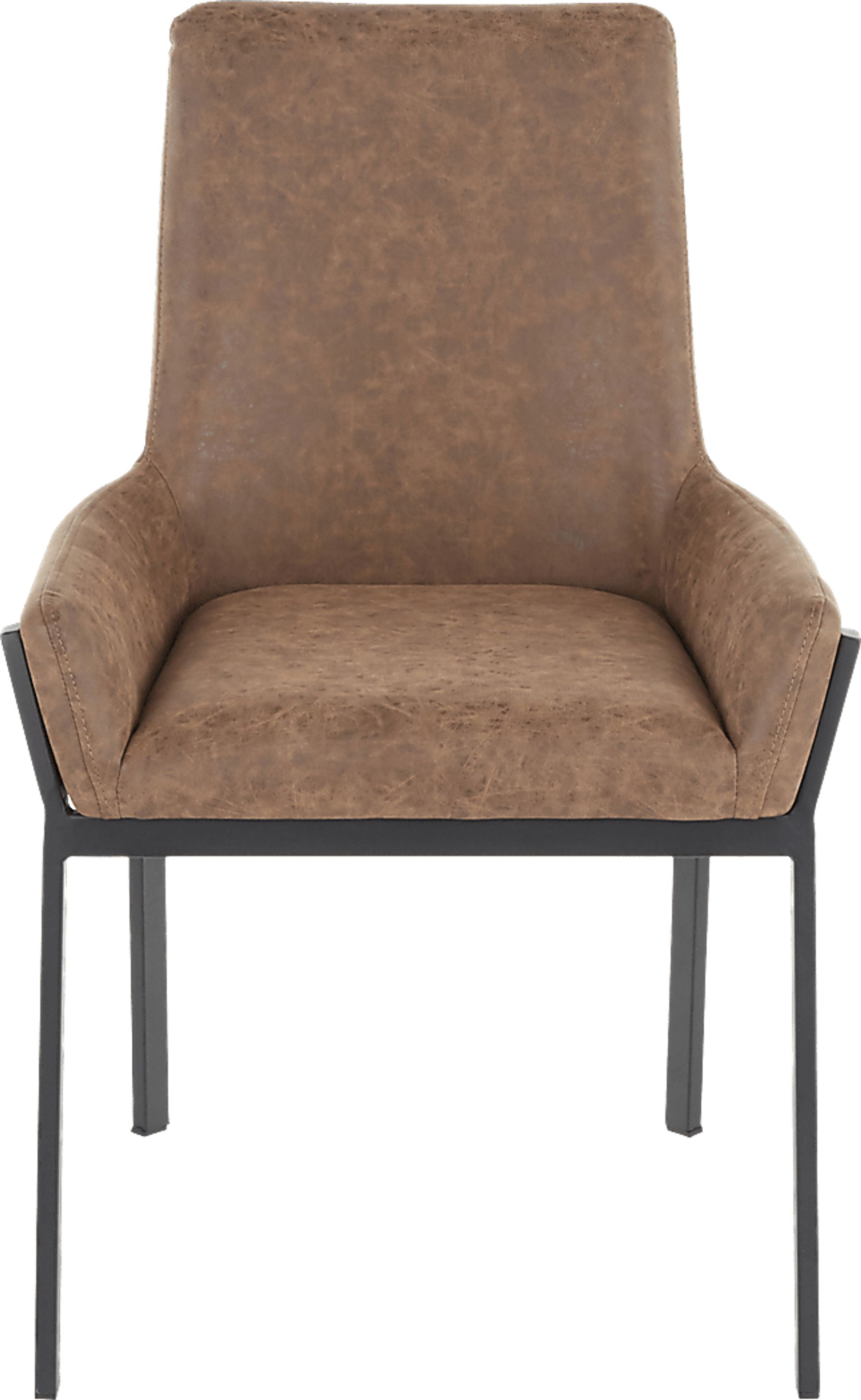 Pentland Brown Side Chair, Set of 2 - Image 6