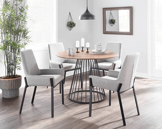 Pentland Gray Side Chair, Set of 2 - Thumbnail - Image 9