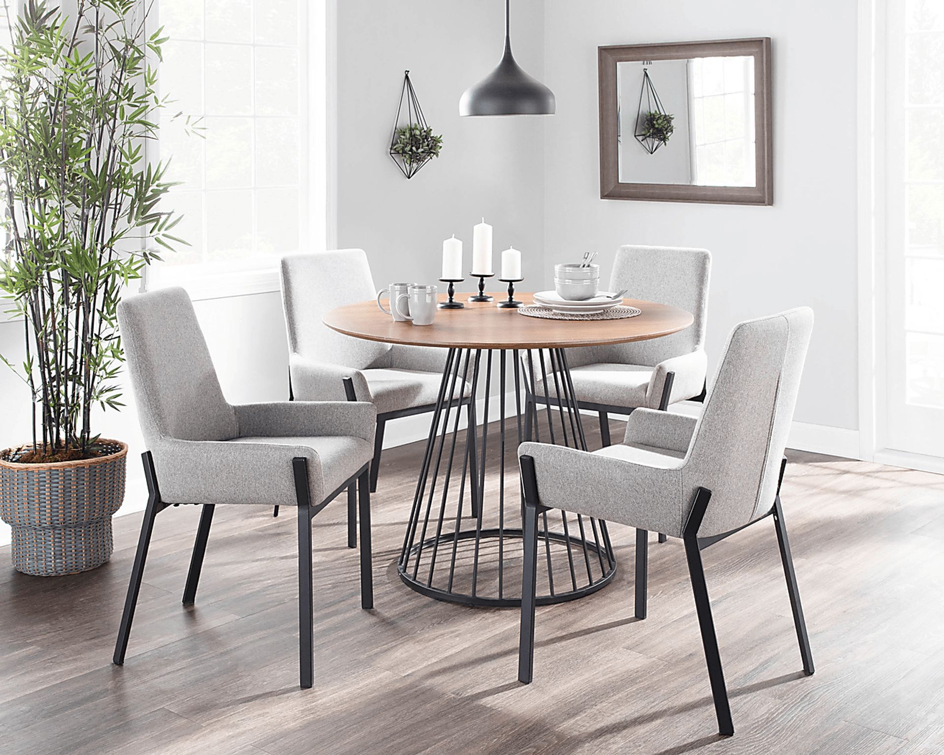 Pentland Gray Side Chair, Set of 2 - Image 9
