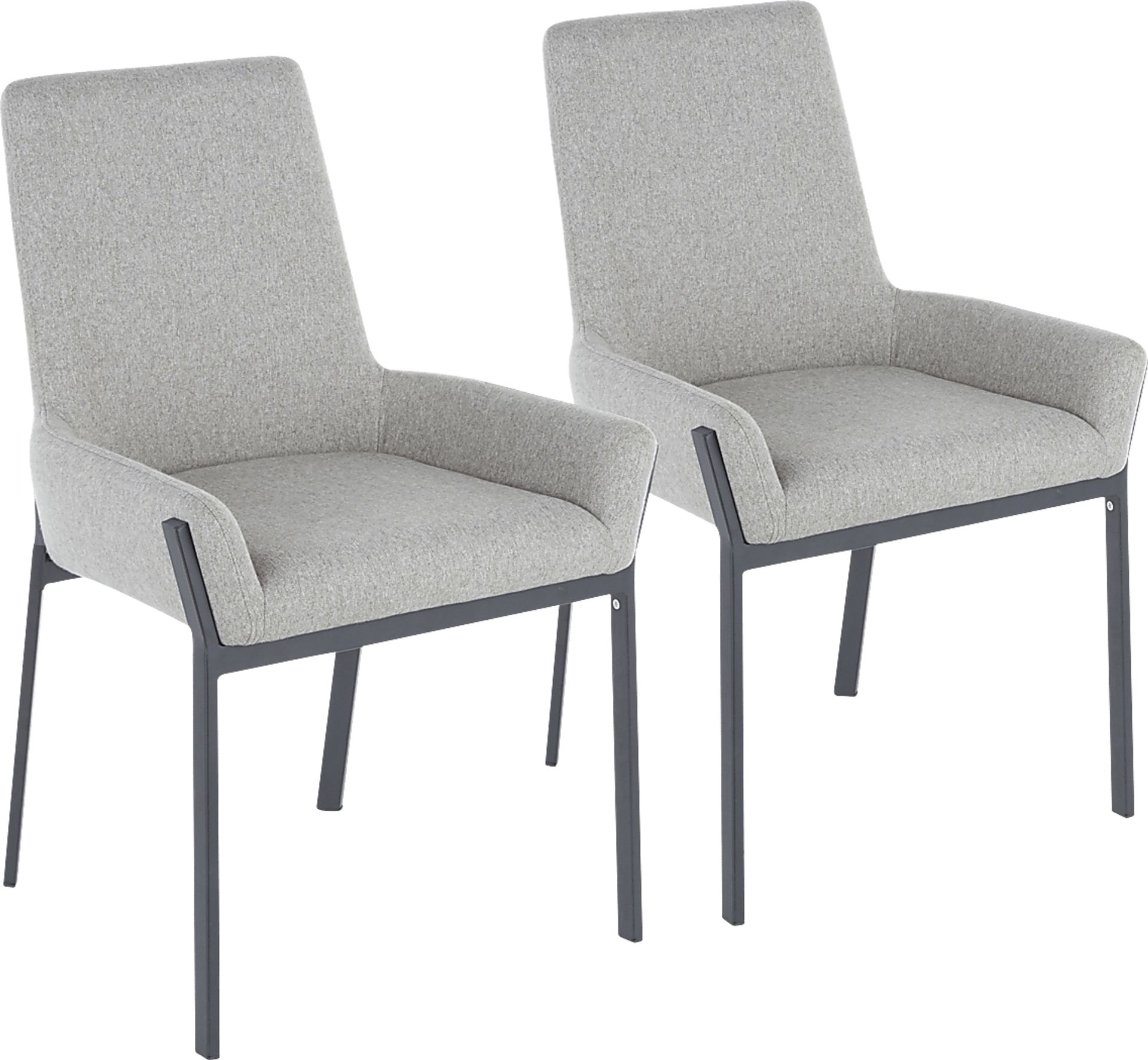 Pentland Gray Side Chair, Set of 2 - Image 1