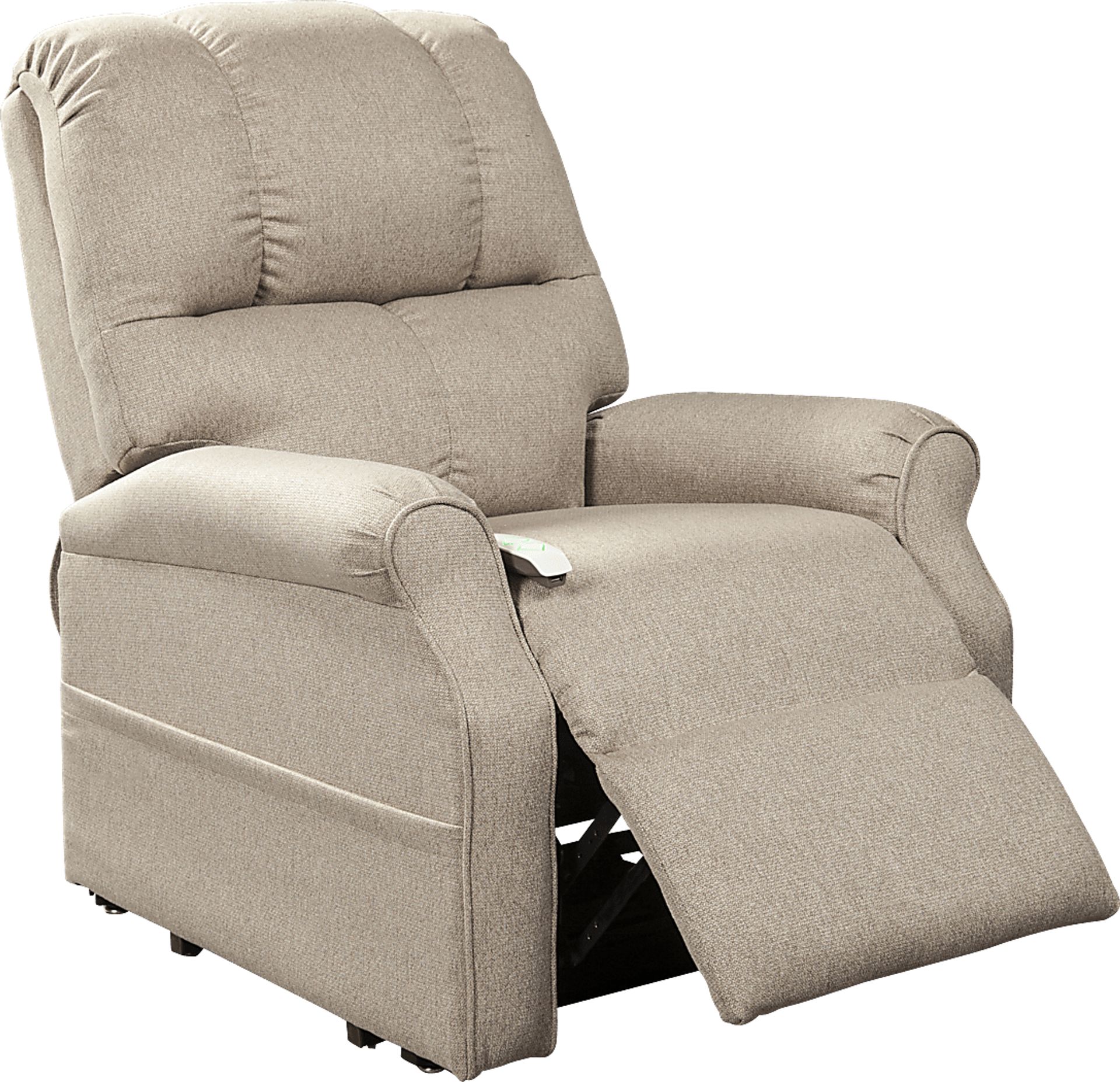 Pentonshire Beige Lift Chair Dual Power Recliner - Image 4
