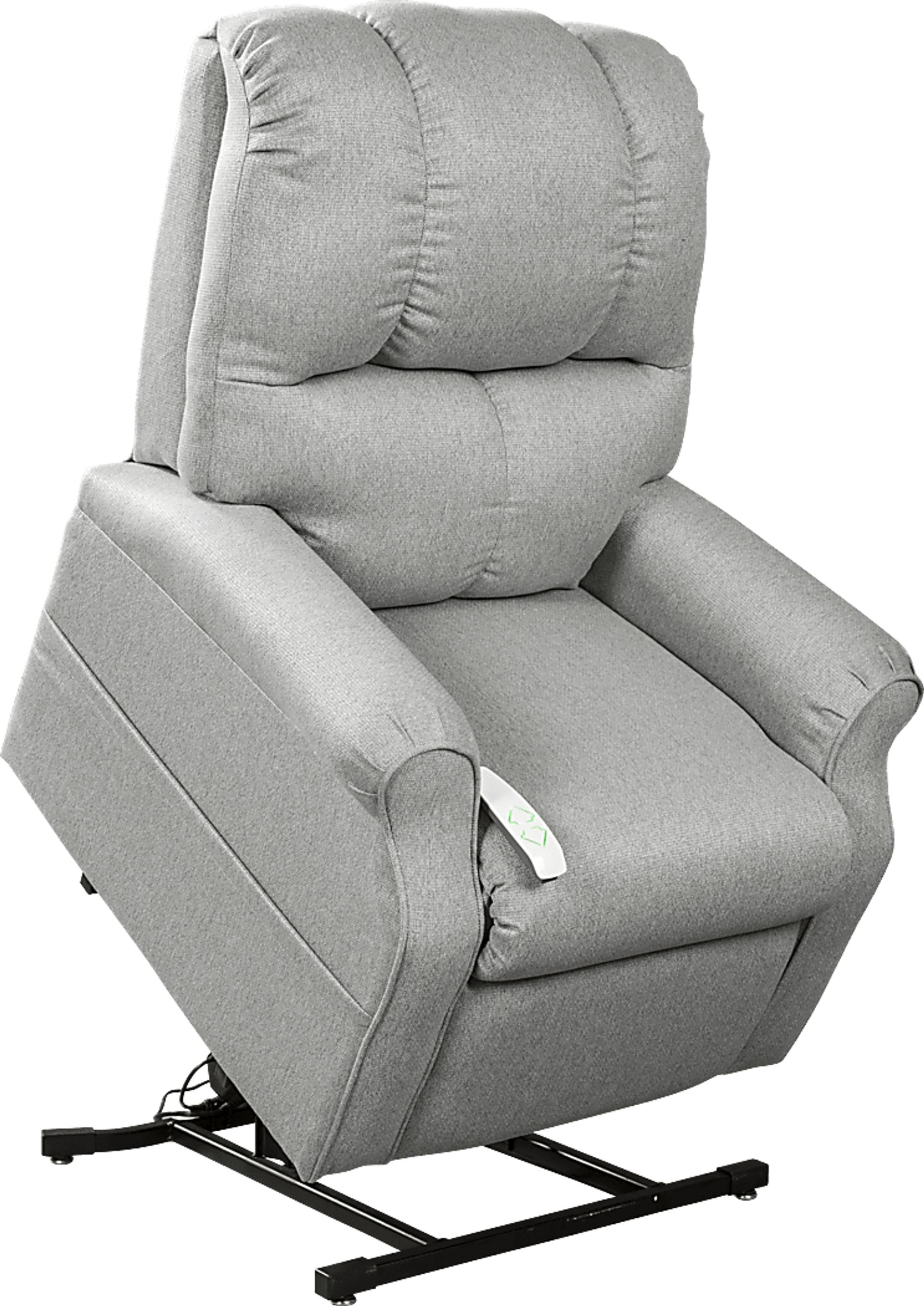 Pentonshire Gray Lift Chair Dual Power Recliner - Image 2