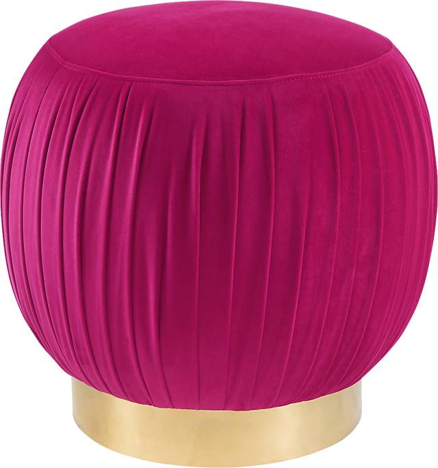 Peony Raspberry Ottoman - Thumbnail - Image 1