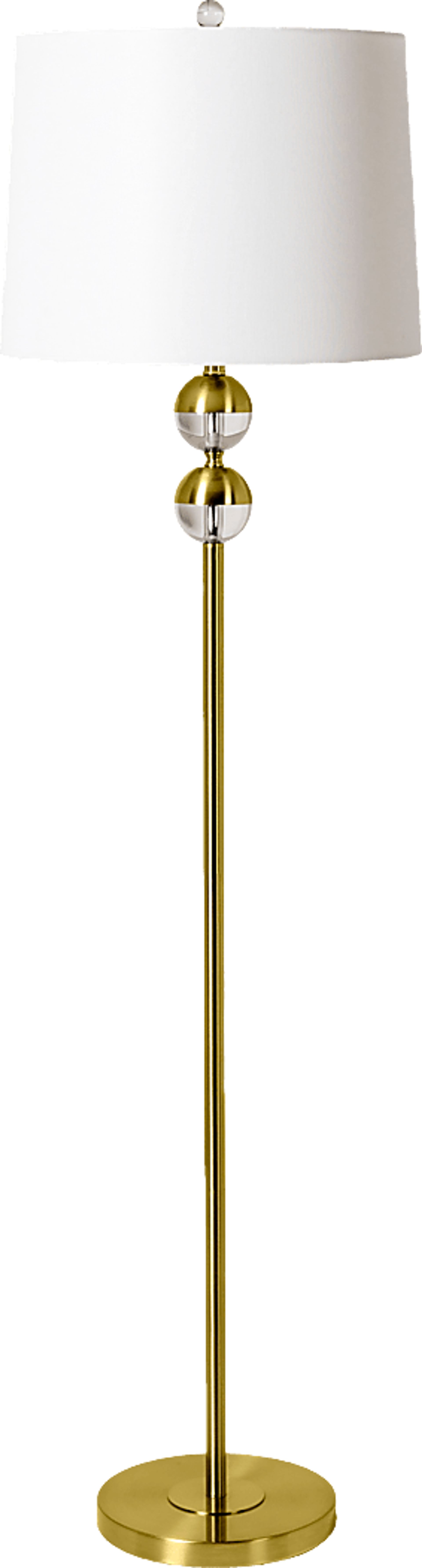 Peony Sea Gold Floor Lamp - Image 1
