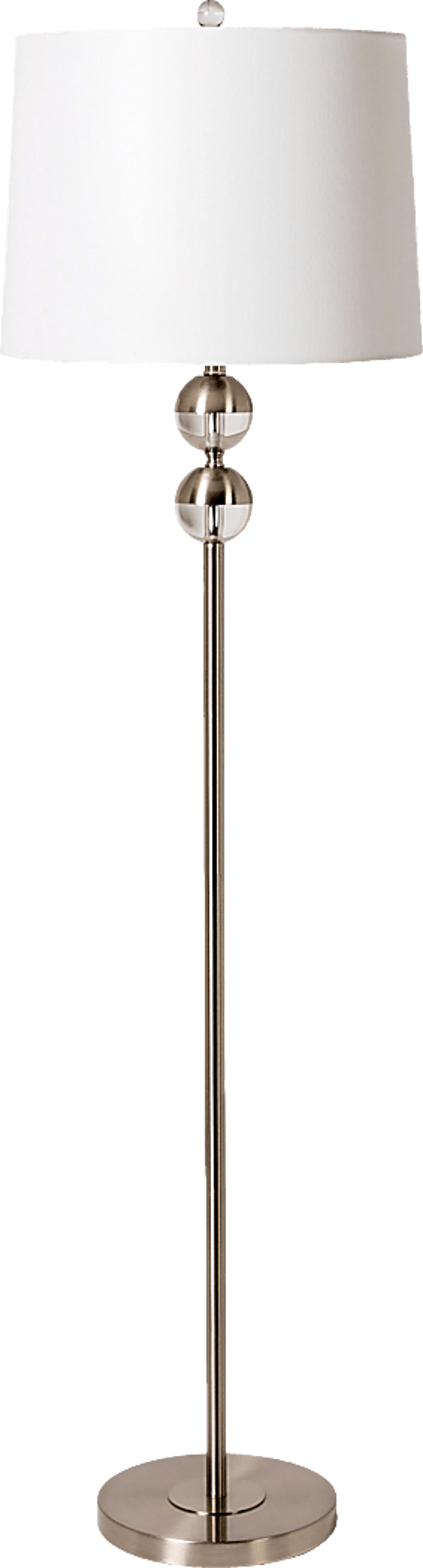 Peony Sea Silver Floor Lamp - Image 1