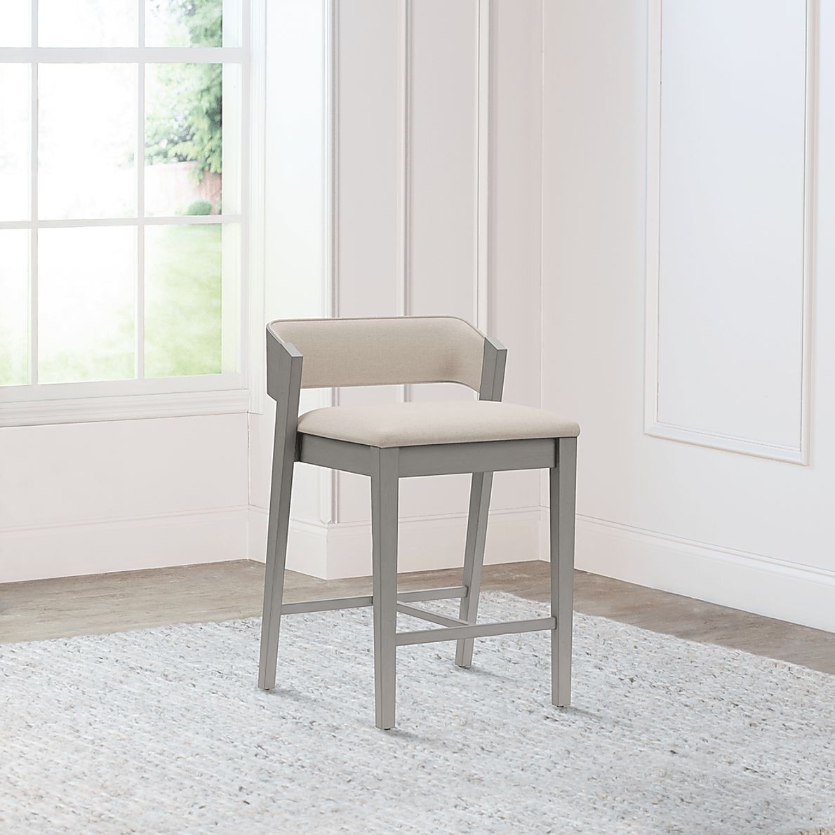 Pepperwoods Gray Counter Height Stool - Rooms To Go