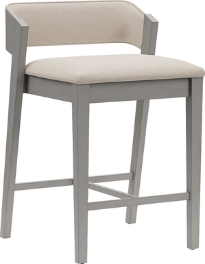 Pepperwoods Gray Counter Height Stool