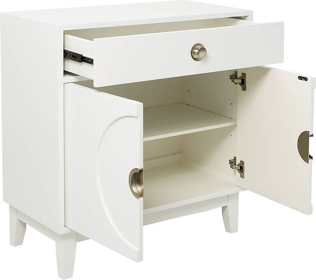 Peralto White Accent Cabinet - Thumbnail - Image 6