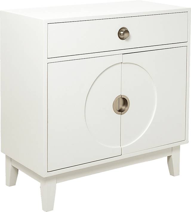 Peralto White Accent Cabinet - Thumbnail - Image 1