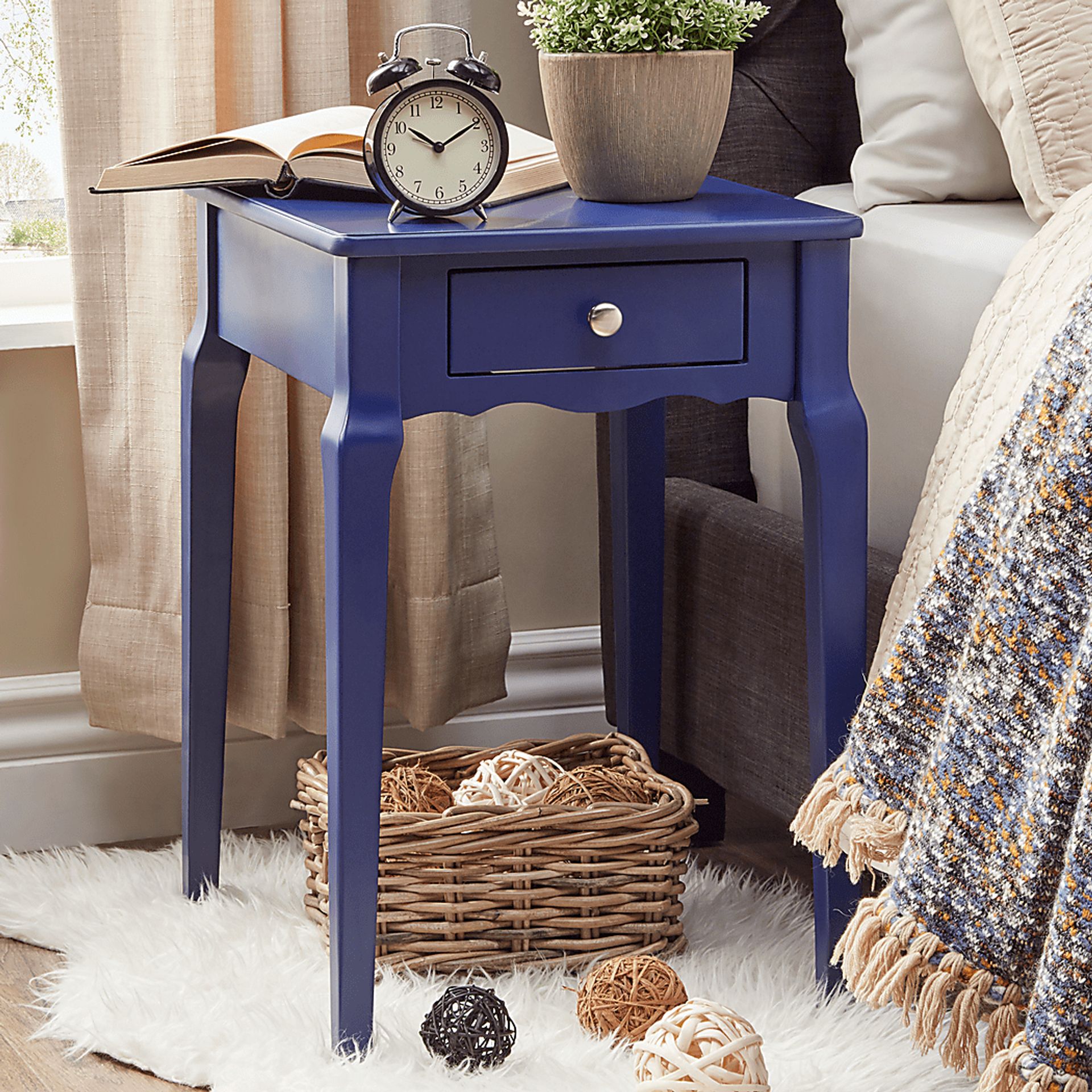 Percel Navy Accent Table - Image 2