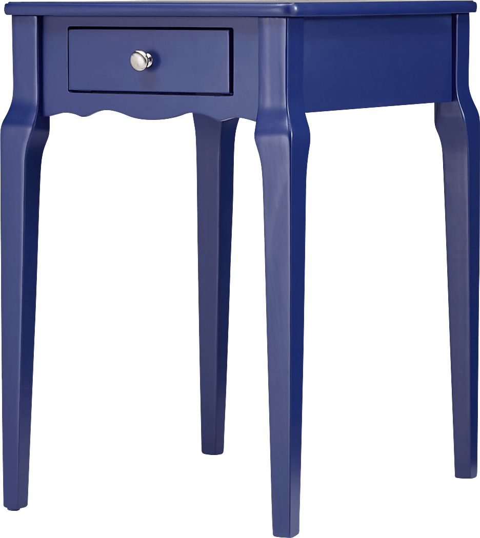 Percel Navy Accent Table Rooms To Go   Percel Navy Accent Table 26117184 Image Item