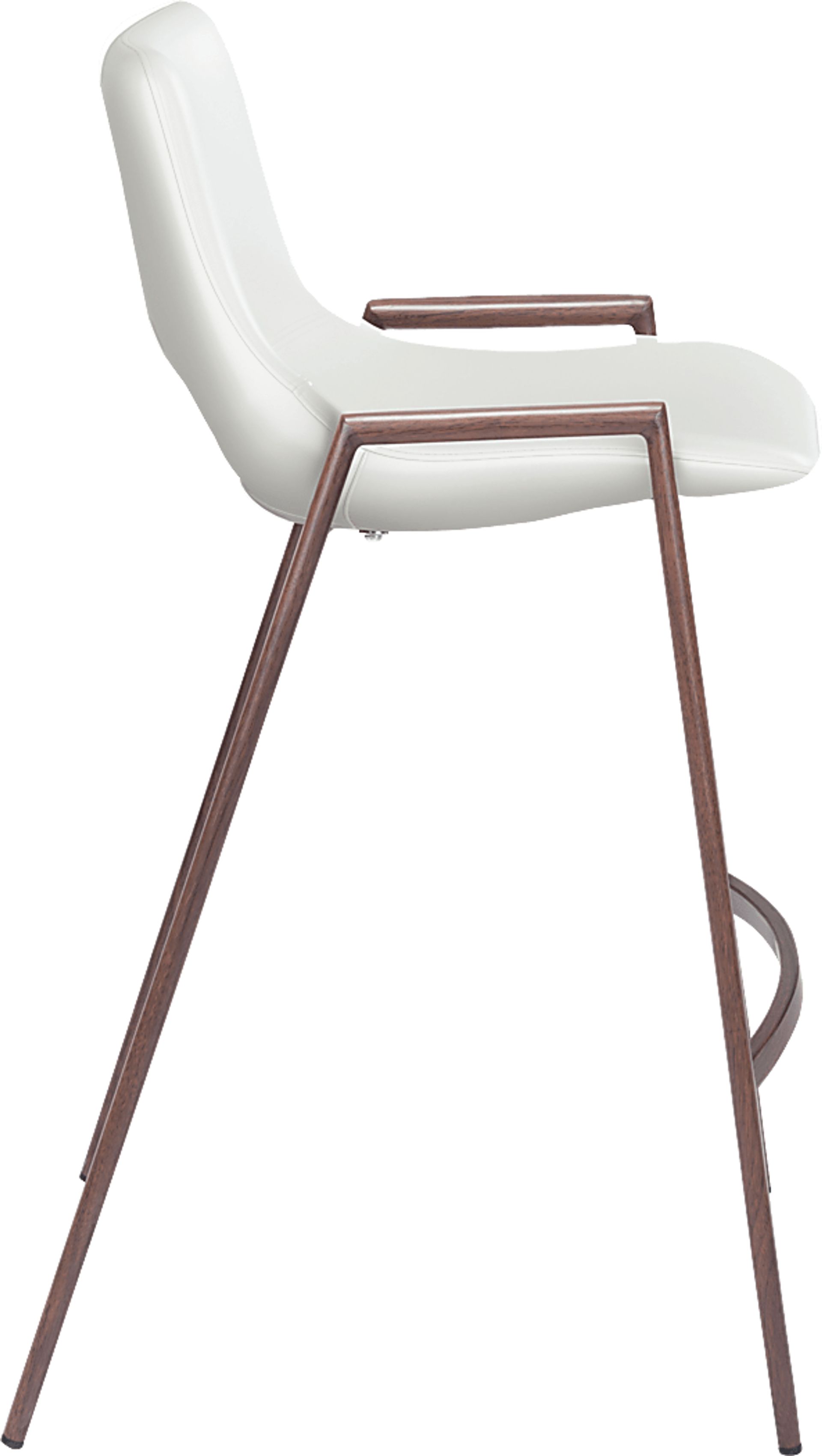 Percheron White Counter Height Stool, Set of 2 - Image 3