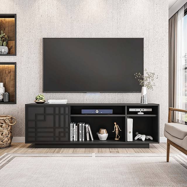 Percita Black 63 In. Console - Thumbnail - Image 2